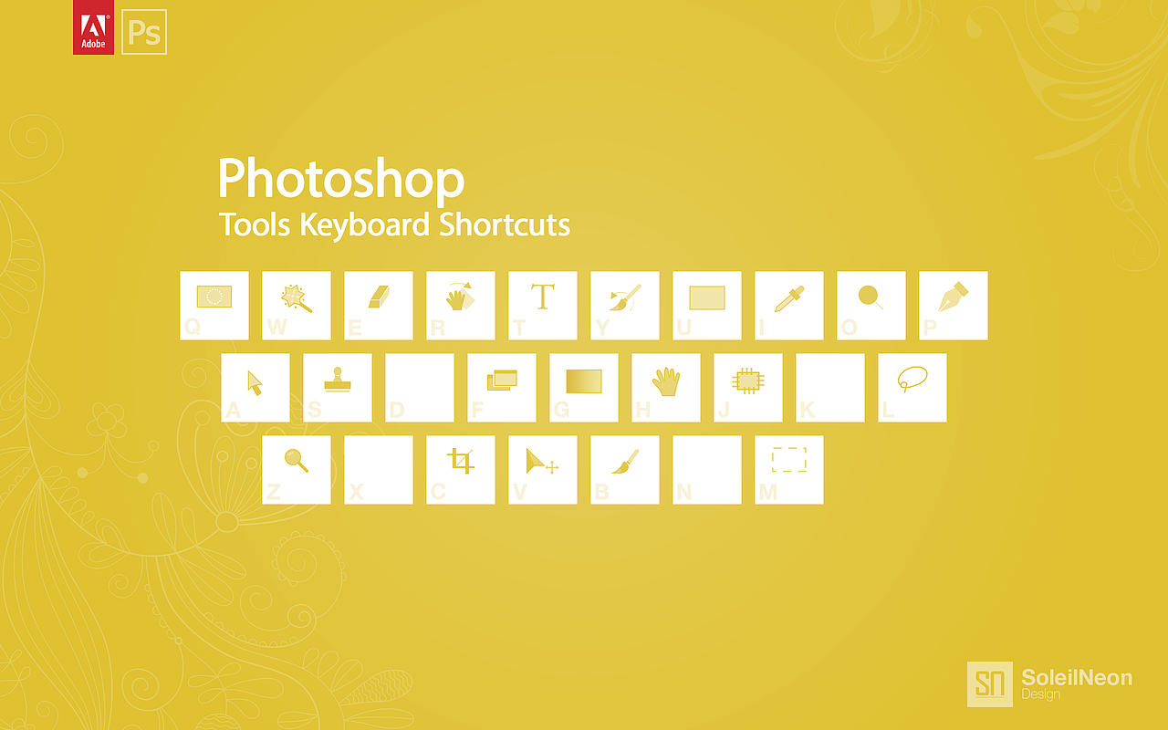 Photoshop快捷键简约壁纸设计（图ZODEzOTc5Mg==） - 宣传物料 - 站酷设计师壹格设计原创素材 - 站酷ZCOOL