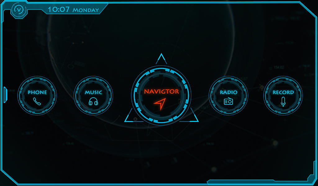 科技感车载界面|ui|交互/ue|兔子sunny - 原创作品 - 站酷 (zcool)