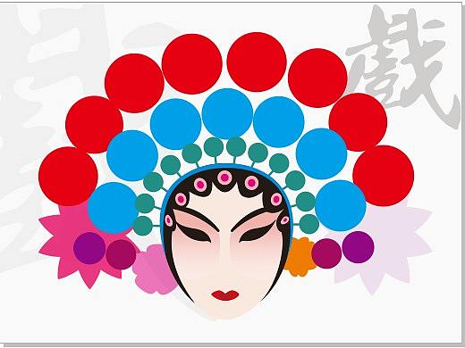 CorelDRAWX8怎么绘制京剧花旦脸谱 