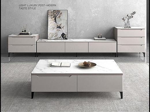 大概2020年11月做的茶几电视柜-建模渲染