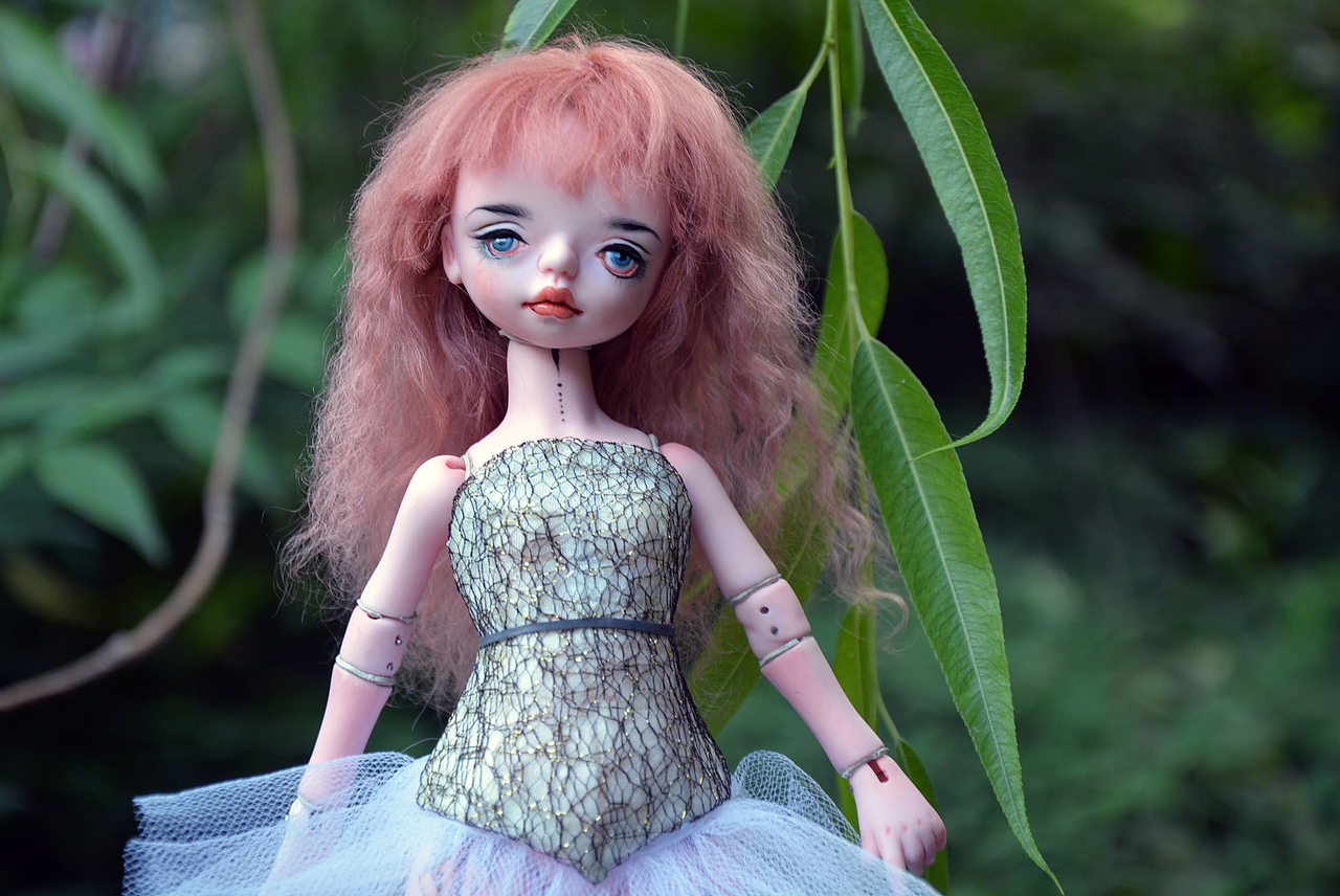 bjd 球形关节人偶 (自制陶瓷娃娃 25厘米)