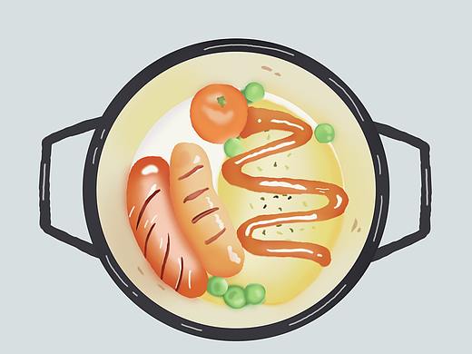 PS手绘食物
