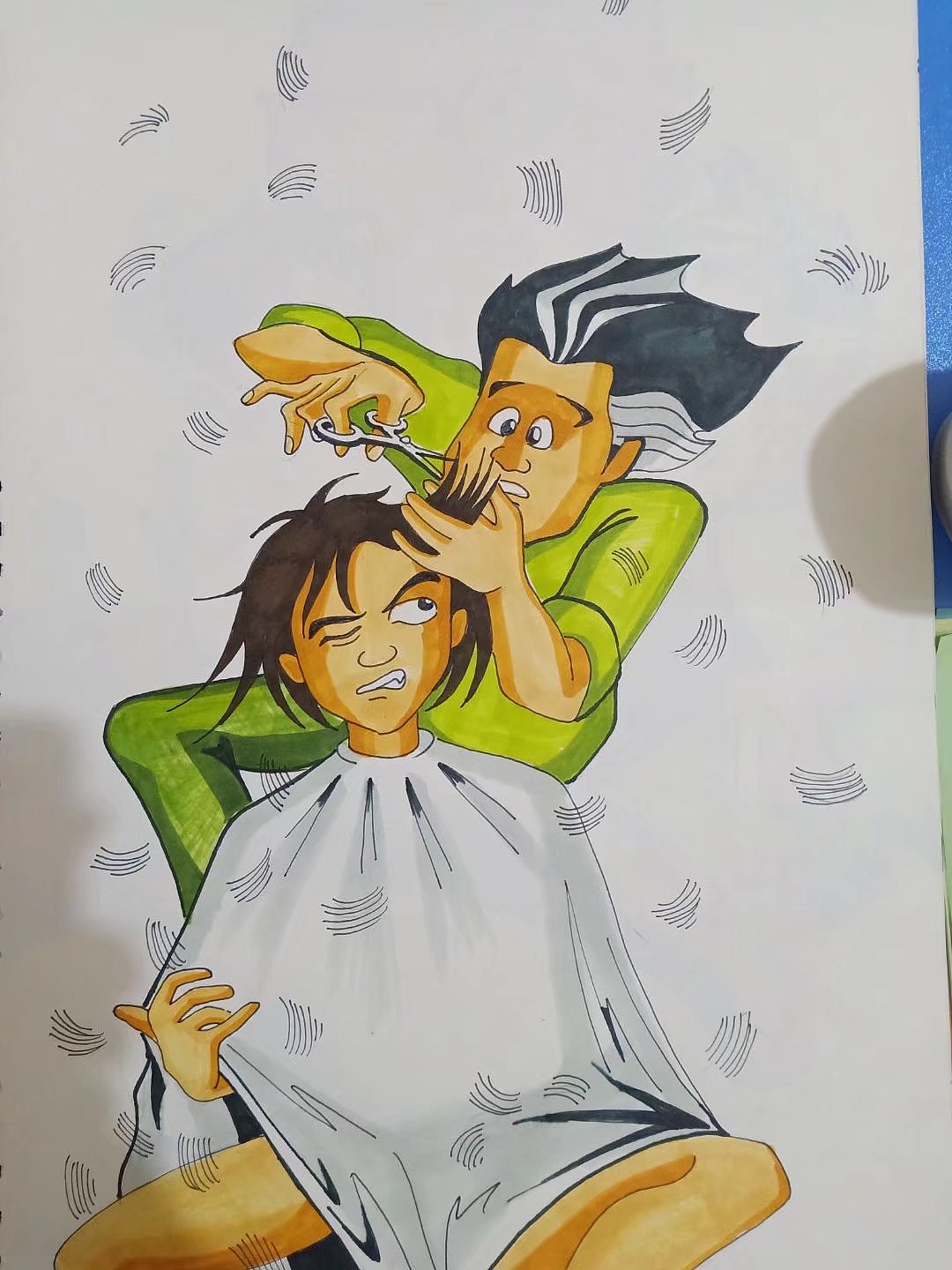 马克笔画（图ZMjEyMTYwNTUy） - 创作习作 - 站酷设计师雪小丫原创素材 - 站酷ZCOOL