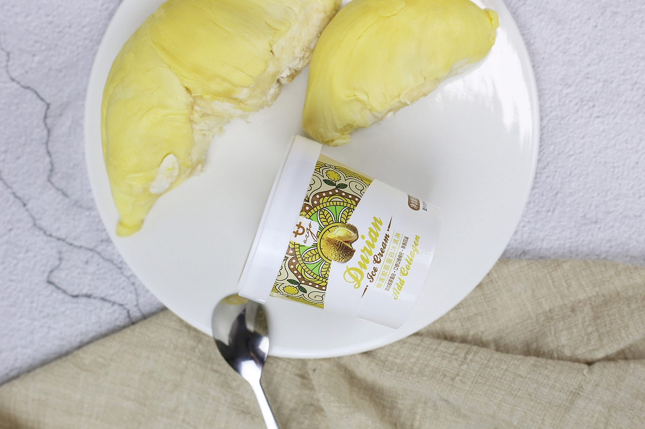 一组冰淇淋外包装设计