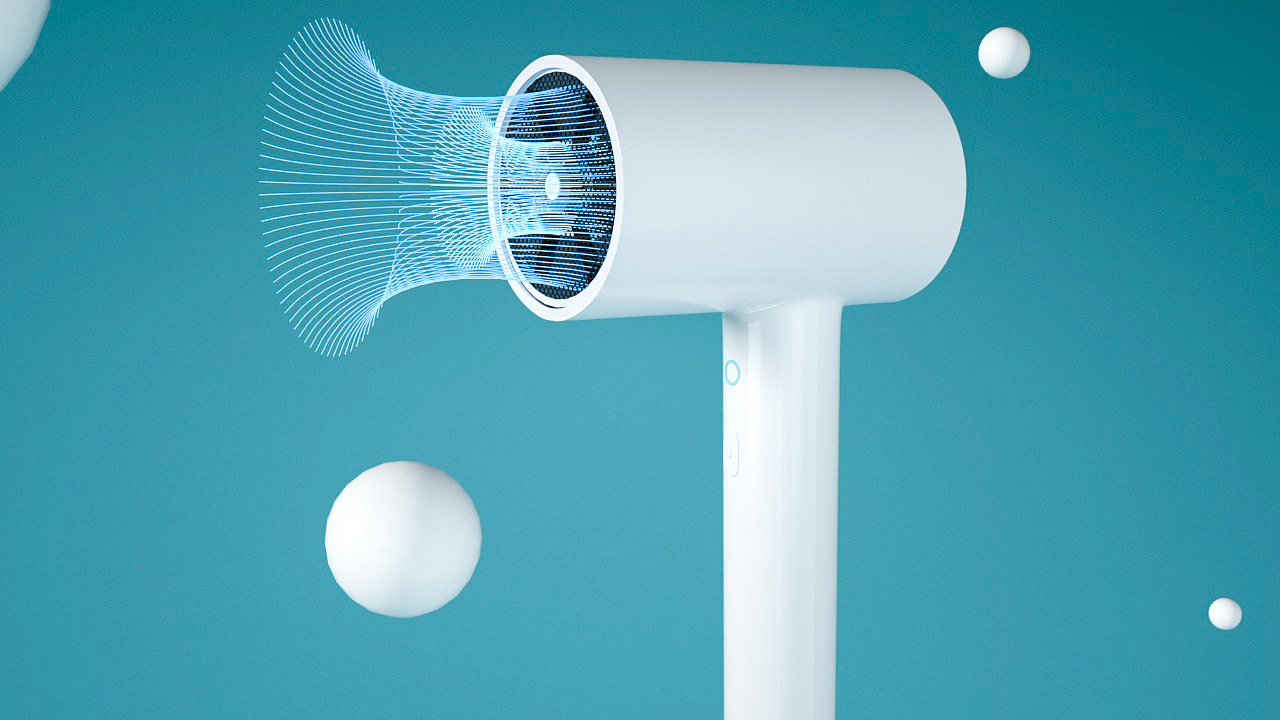 小米吹风机动画