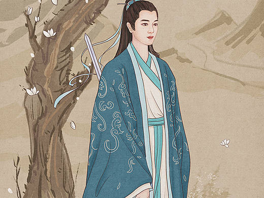 中国风古装男子