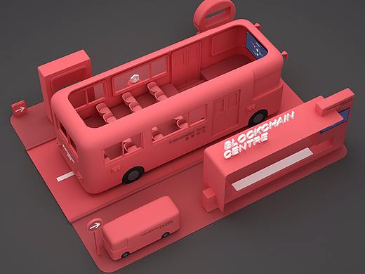 C4D风格展厅设计