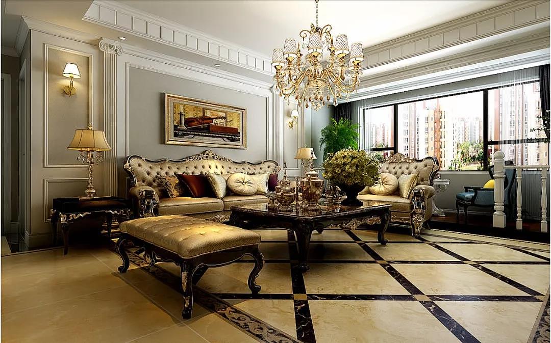 城市人家装饰170平四室两厅简欧风格