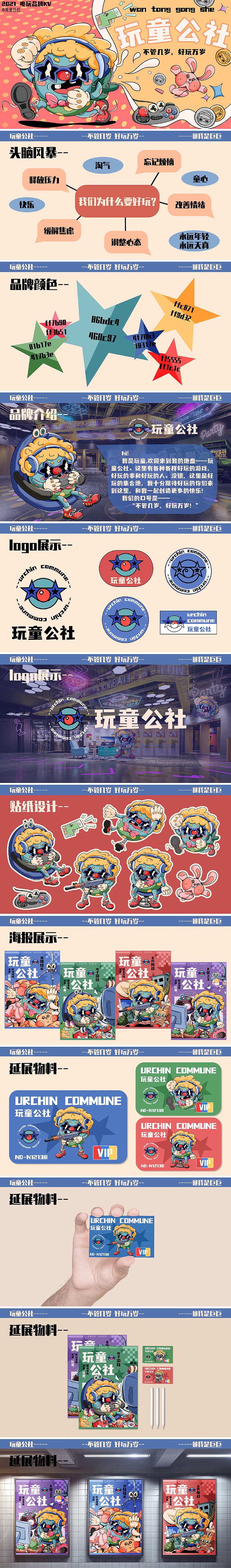 #插画合集#学员品牌KV作品【2022年1月更新】