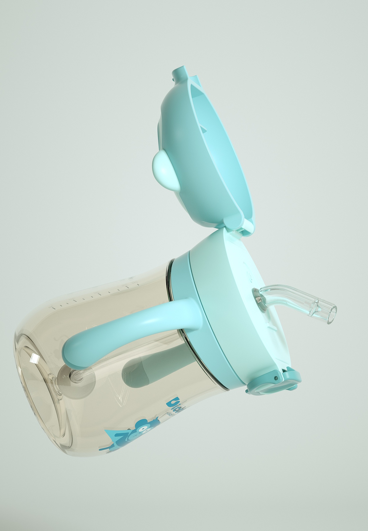 【母婴用品】Dicobell新款乖乖猴弹跳水杯详情设计