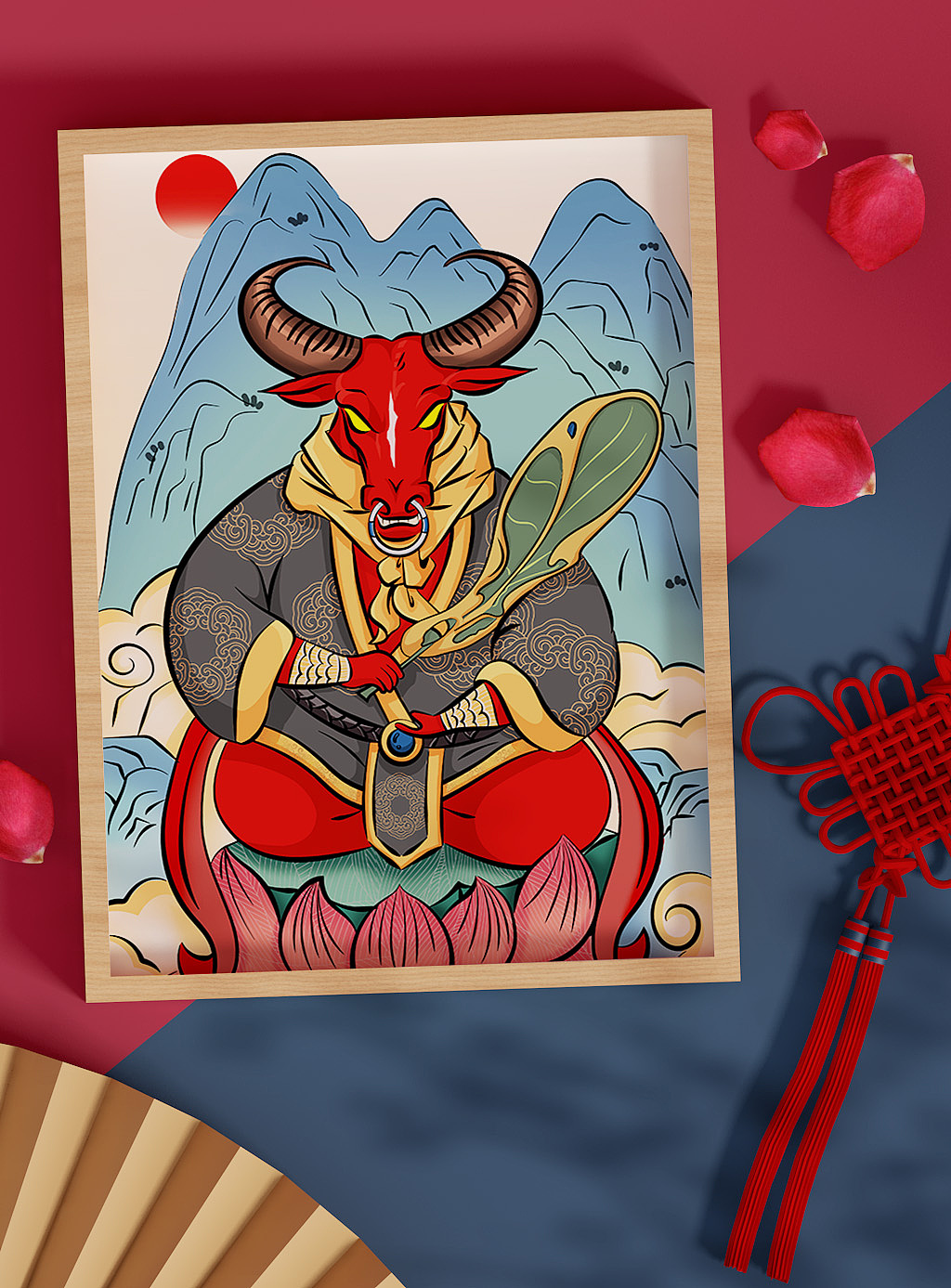 2021牛年系列|插画|商业插画|东东篱_原创作品-站酷zcool