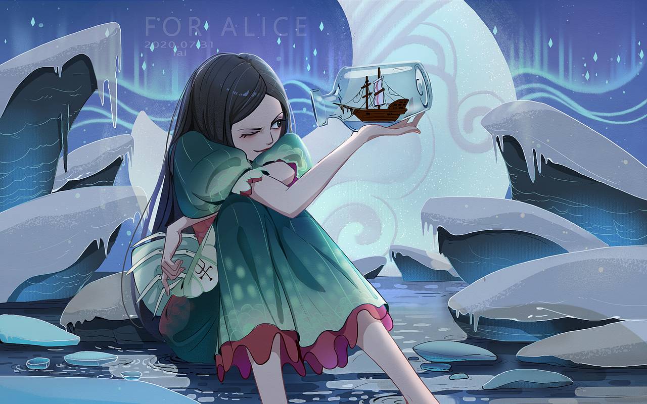 致爱丽丝系列（图ZMjMyNTIyNDQ0） - 商业插画 - 站酷设计师阿来LAI原创素材 - 站酷ZCOOL