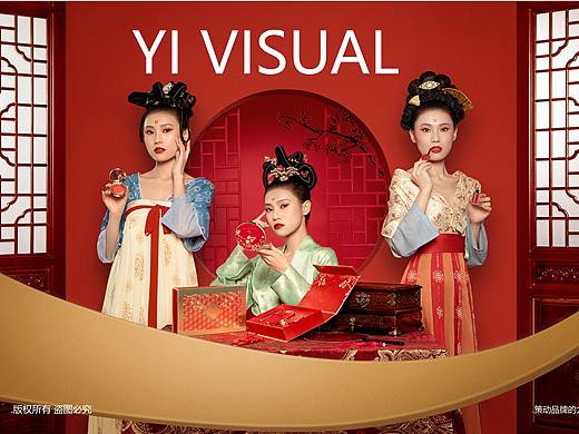 电商拍摄 | 锦绣唐风彩妆妆奁