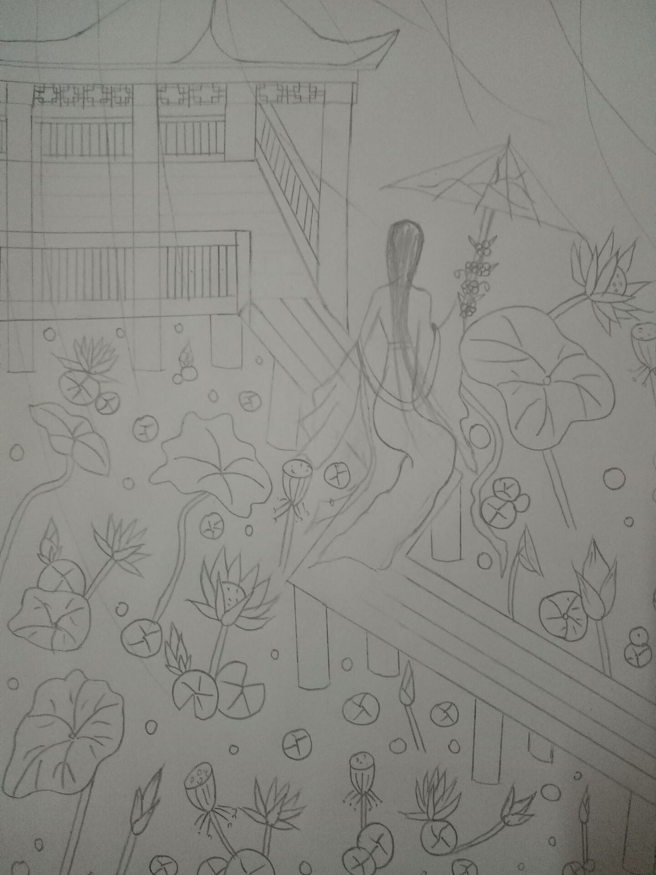 微风徐徐,荷花芳草垂杨渡