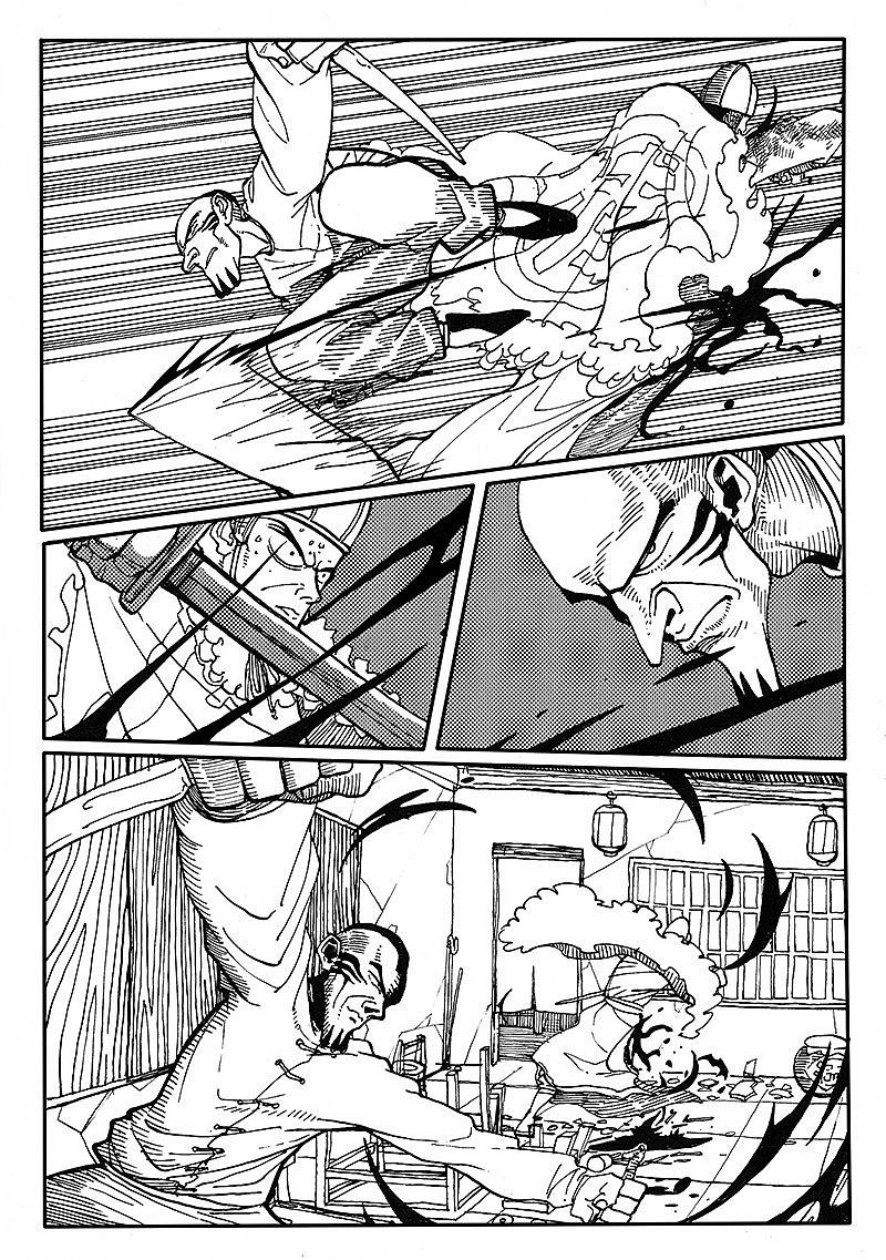 《客栈》第二章 刀客（图ZMjA0MzMwMjg=） - 短篇/格漫 - 站酷设计师Edwarde_Liu原创素材 - 站酷ZCOOL