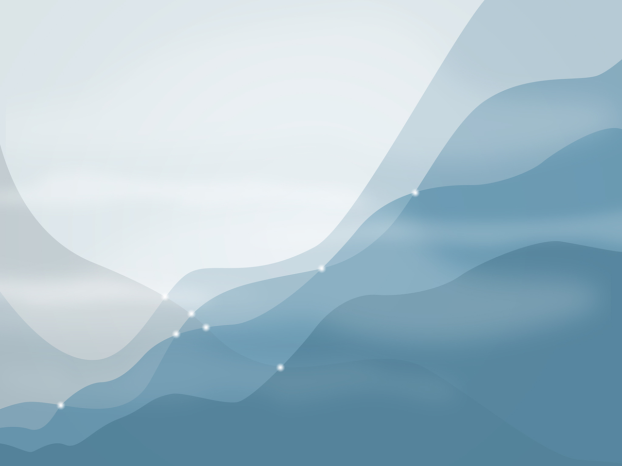 折线图的抽象表现,"青山云雾透晨光".山——庞大的数据库!