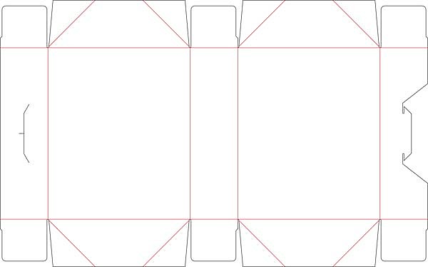千款纸盒包装结构展开图下载