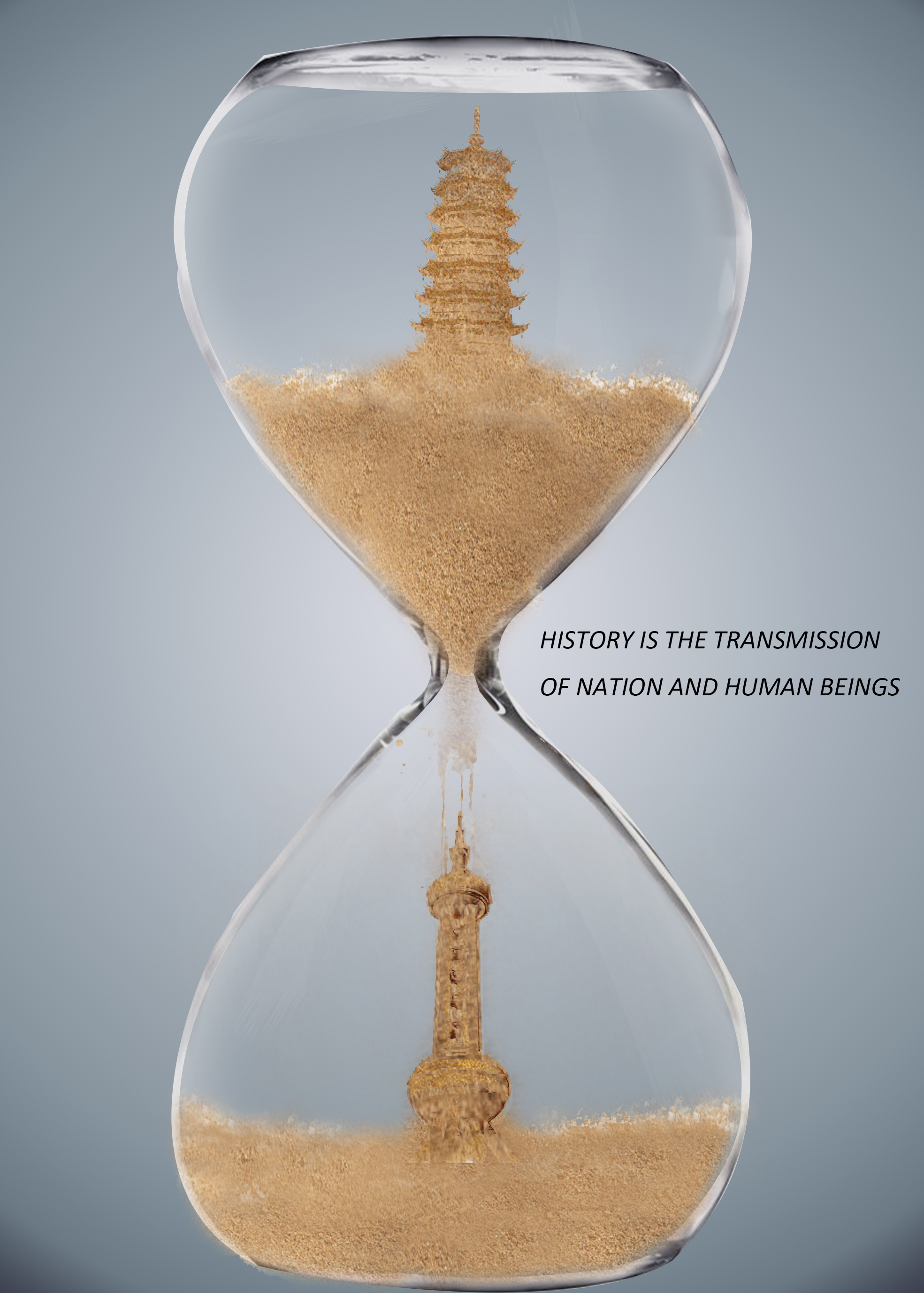 沙漏|平面|海报|这个少女不太冷1 - 临摹作品 - 站酷 (zcool)