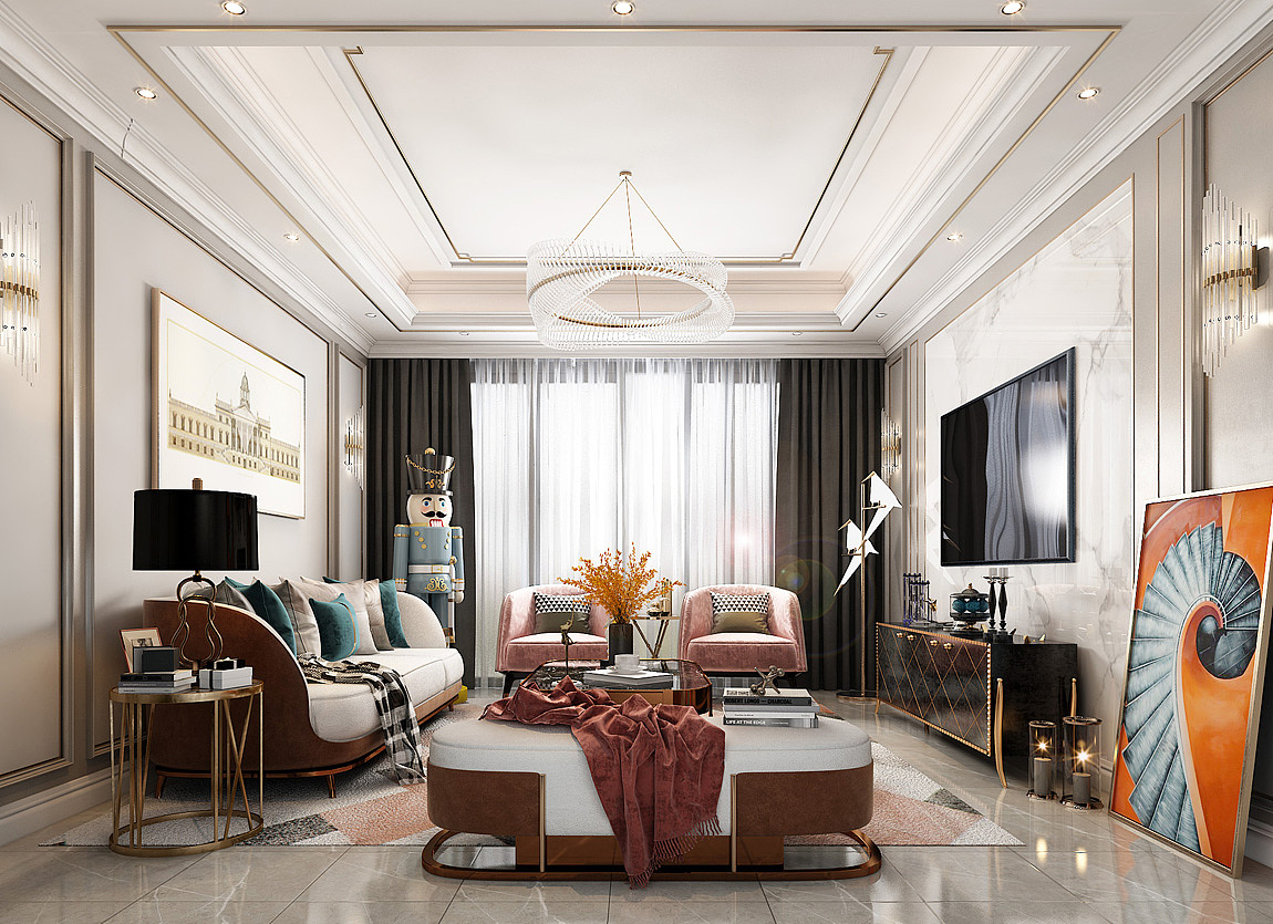 欧式风格 不同色系却同样好看