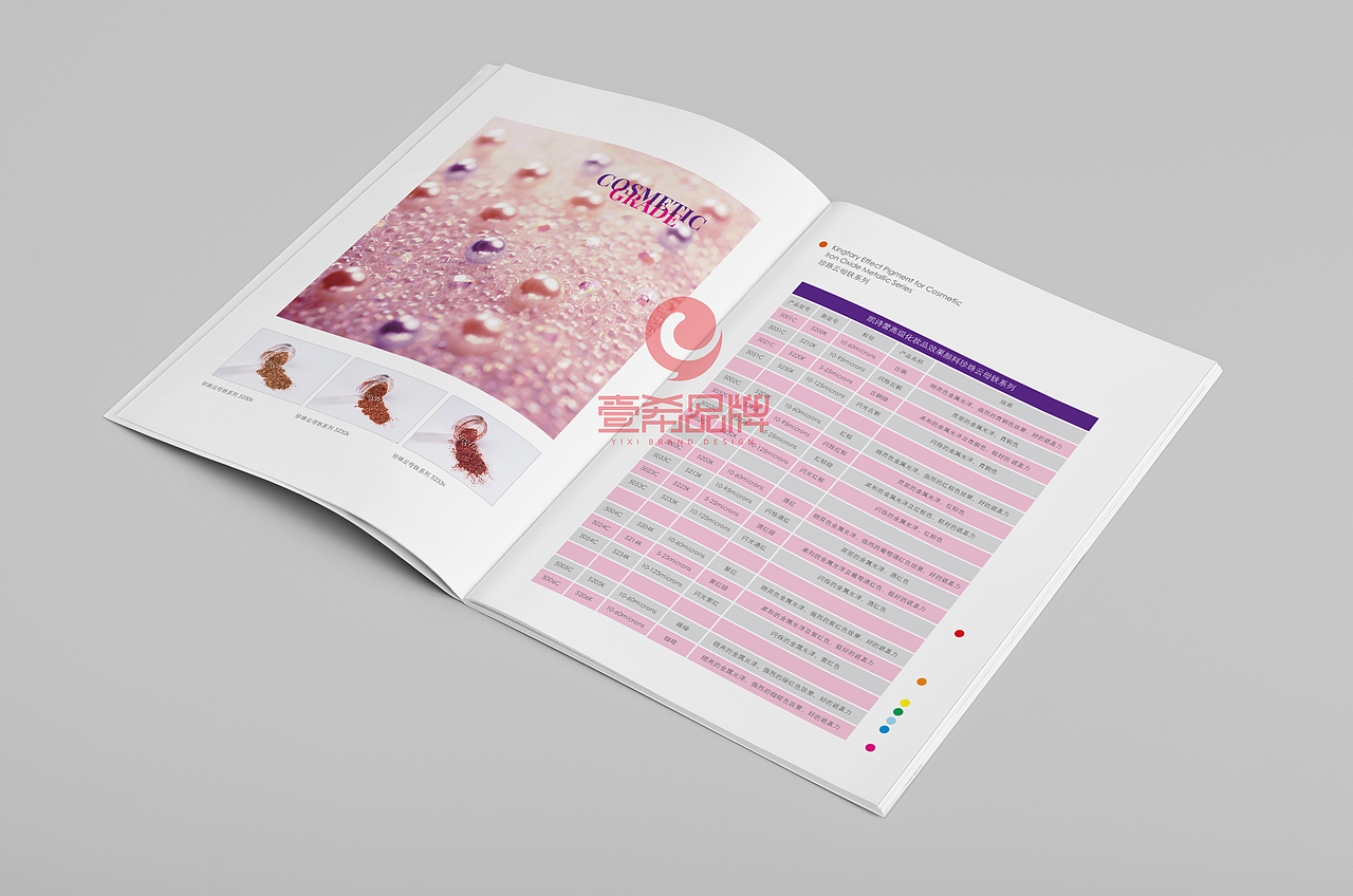 一希品牌设计--化工化妆产品公司画册宣传册设计