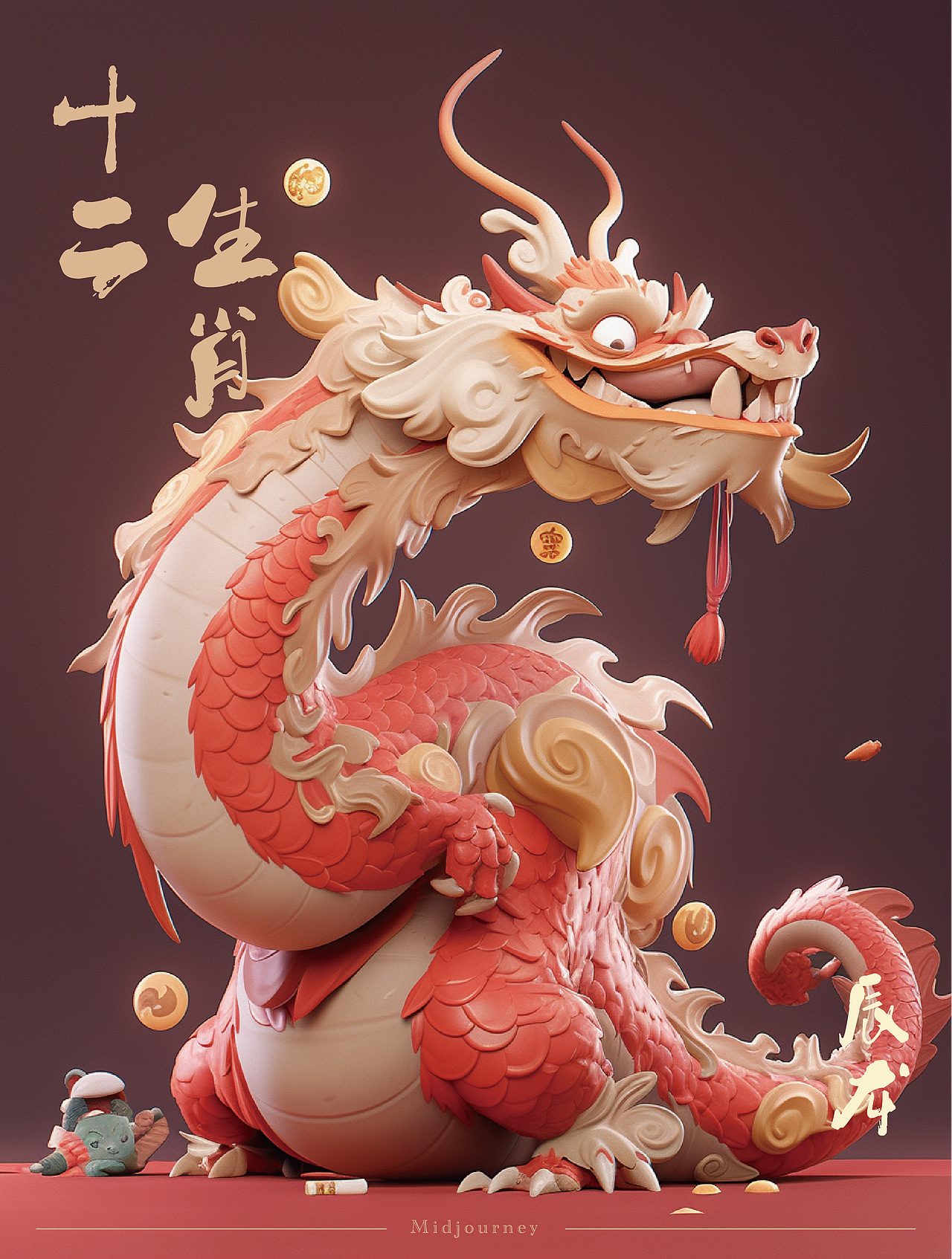 Midjourney 练习 ｜ 十二生肖（图ZMzQyNzQ0NTg4） - 图案 - 站酷设计师草莓园原创素材 - 站酷ZCOOL