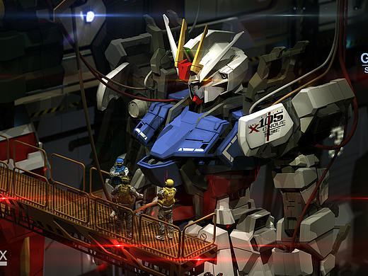 强袭高达和炮击装备