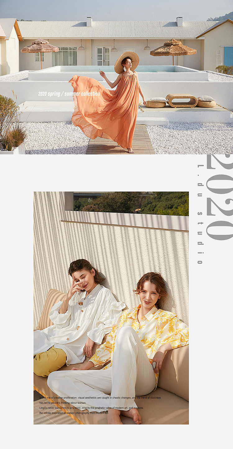 零度摄影白鹿语双人合拍闺蜜装