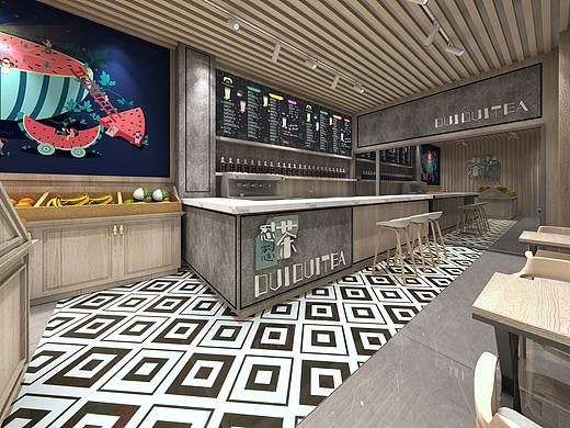水果茶店装修设计
