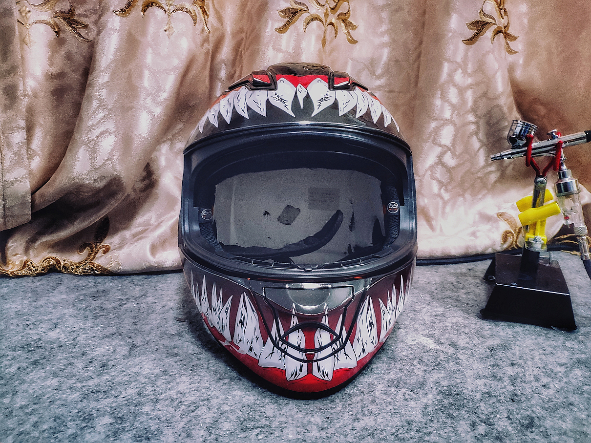 taohinls2ff328毒液二代头盔彩绘个性涂装