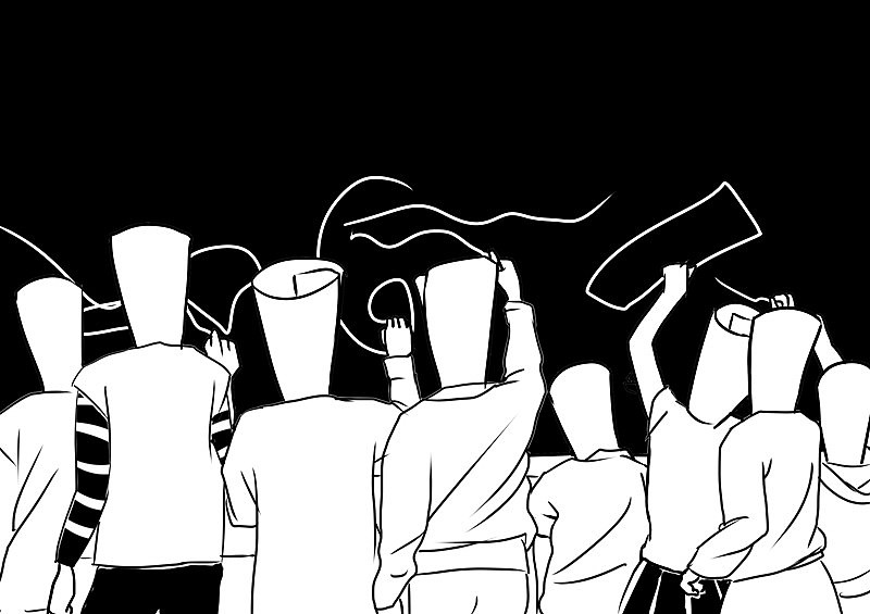 乌合之众——二次创作|动漫|单幅漫画|鱼鮟安 - 原创作品 - 站酷