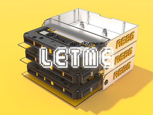 MagicaVoxel✖️桌面磁带 