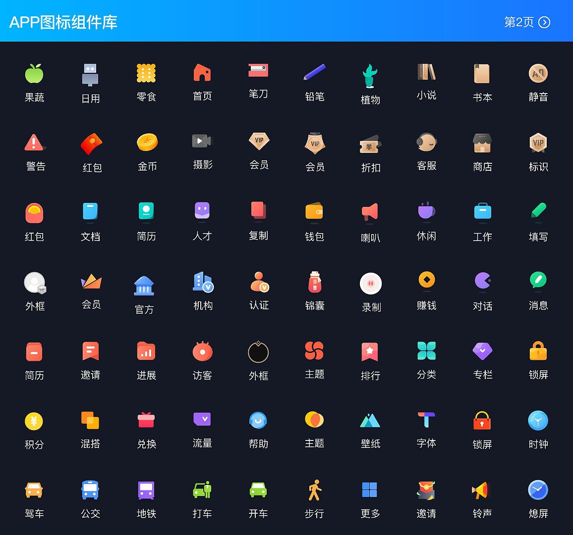 旅游软件平台图标组件（图ZMzE2MzE2NzA0） - APP界面 - 站酷设计师高斌UXD原创素材 - 站酷ZCOOL