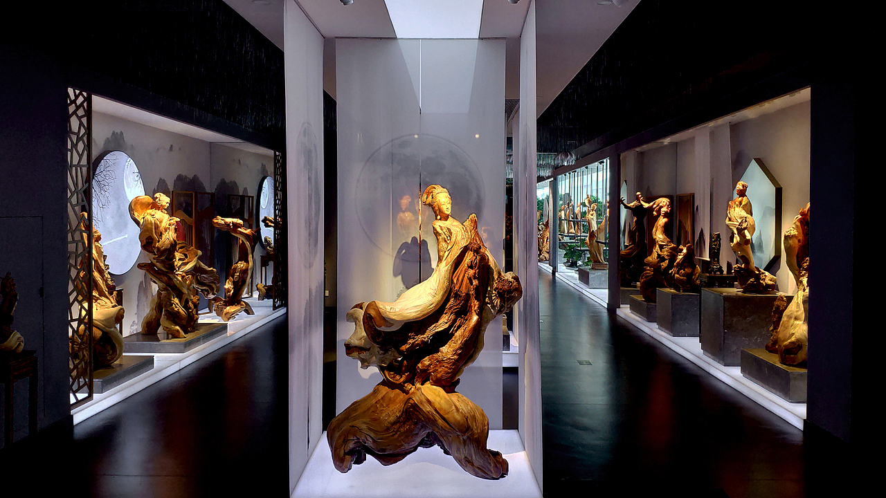 2018 丝路天宝·中国观赏石景园-皇家赏珍馆（图ZMzE0MTE2ODEy） - 展陈设计 - 站酷设计师秦朝忙碌的菠萝原创素材 - 站酷ZCOOL