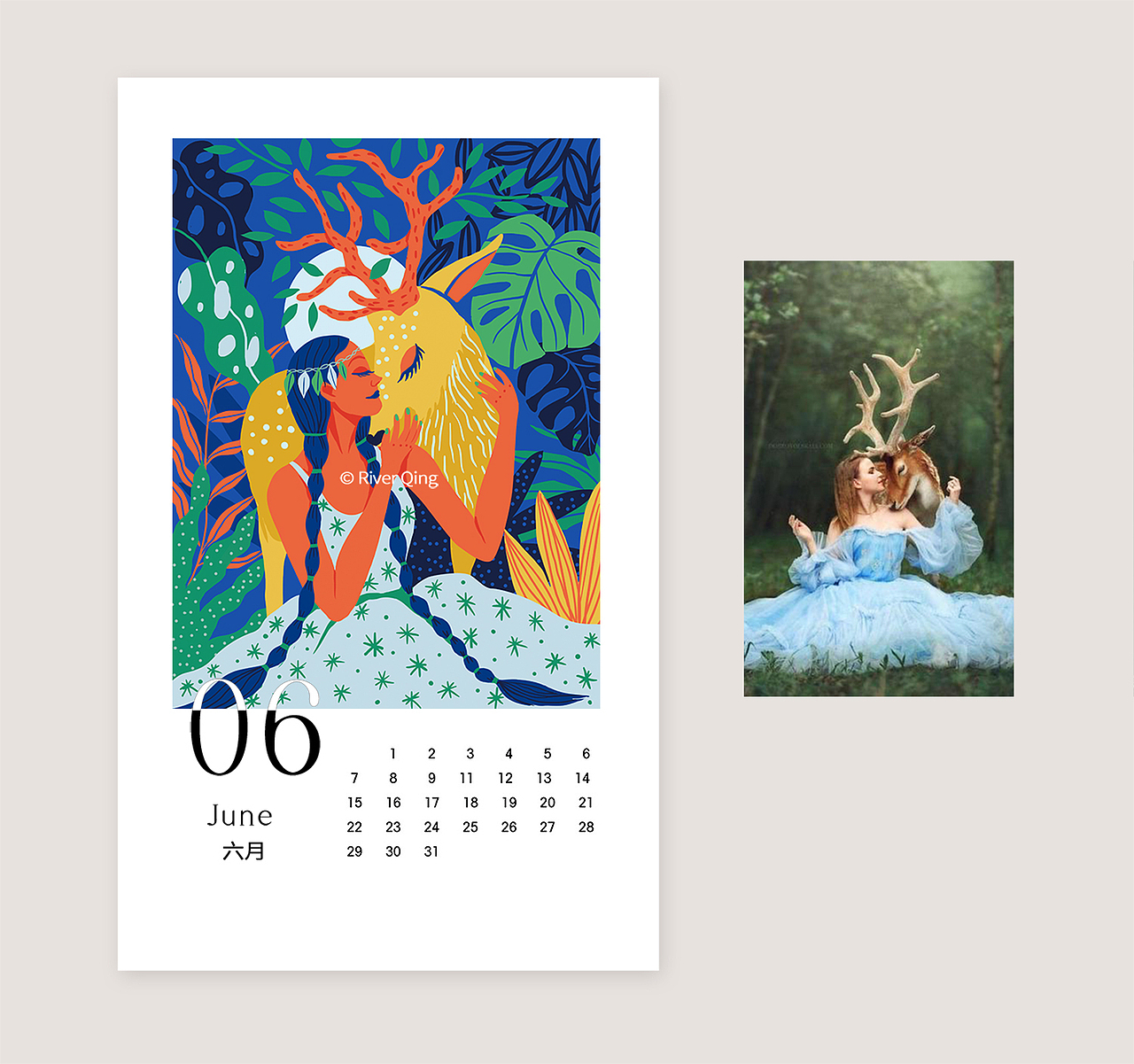 万物有灵（图ZMzEzNTk2MTcy） - 商业插画 - 站酷设计师River阿清原创素材 - 站酷ZCOOL