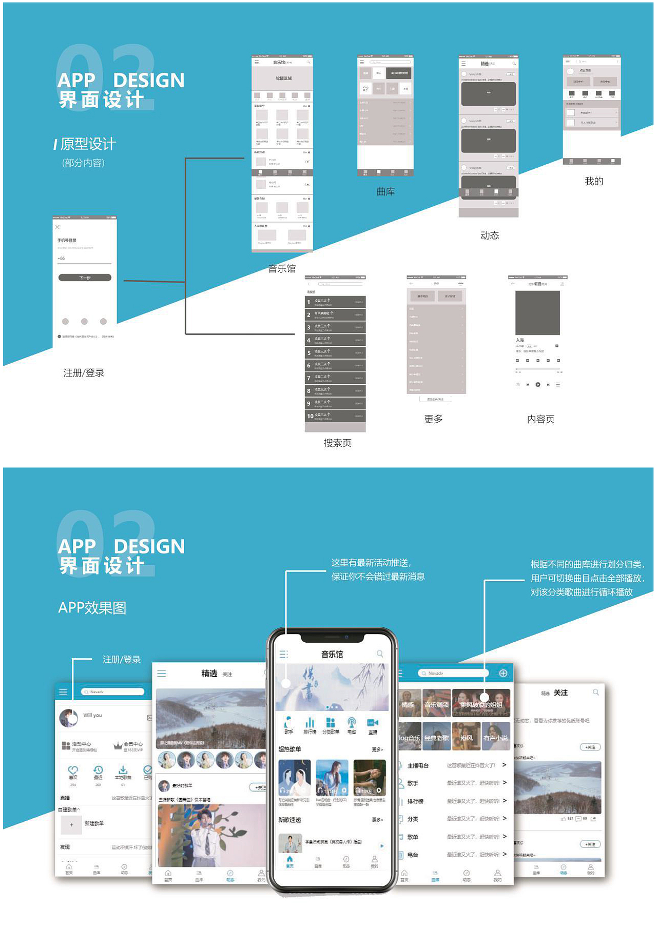 悦听音乐APP设计