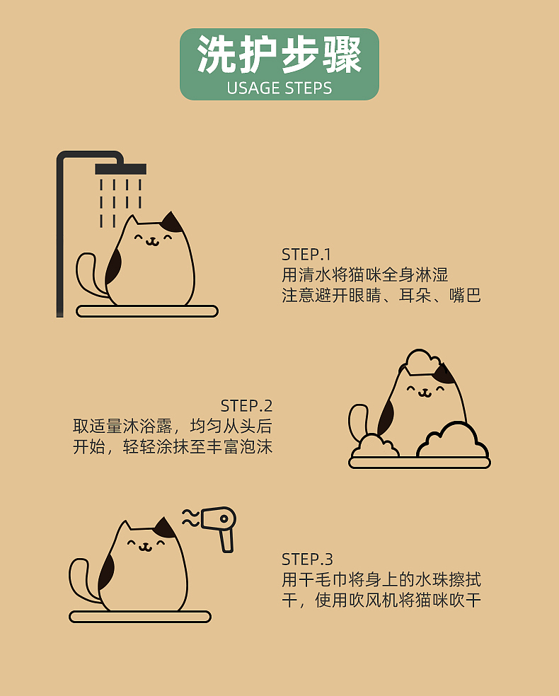 宠物用品产品详情页设计排版