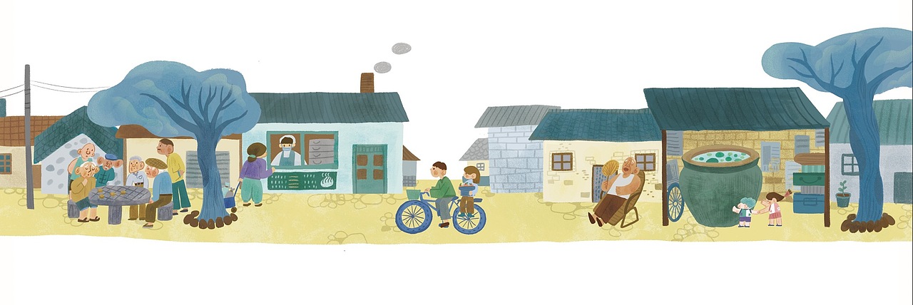 绘本《天子是条鱼》创作记录及部分成品