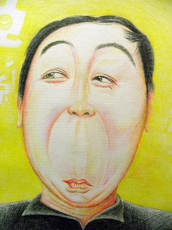 手绘素描彩铅冯巩肖像葛优肖像艾弗森肖像vitas肖像斯科拉肖像