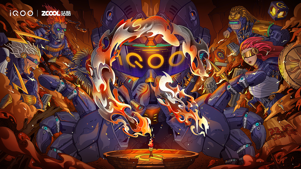 iQOO│PROPHETIC VISION｢先见之明｣ 火种计划（图ZMjUzMzQ5MTY0） - 海报 - 站酷设计师桑秋雨原创素材 - 站酷ZCOOL