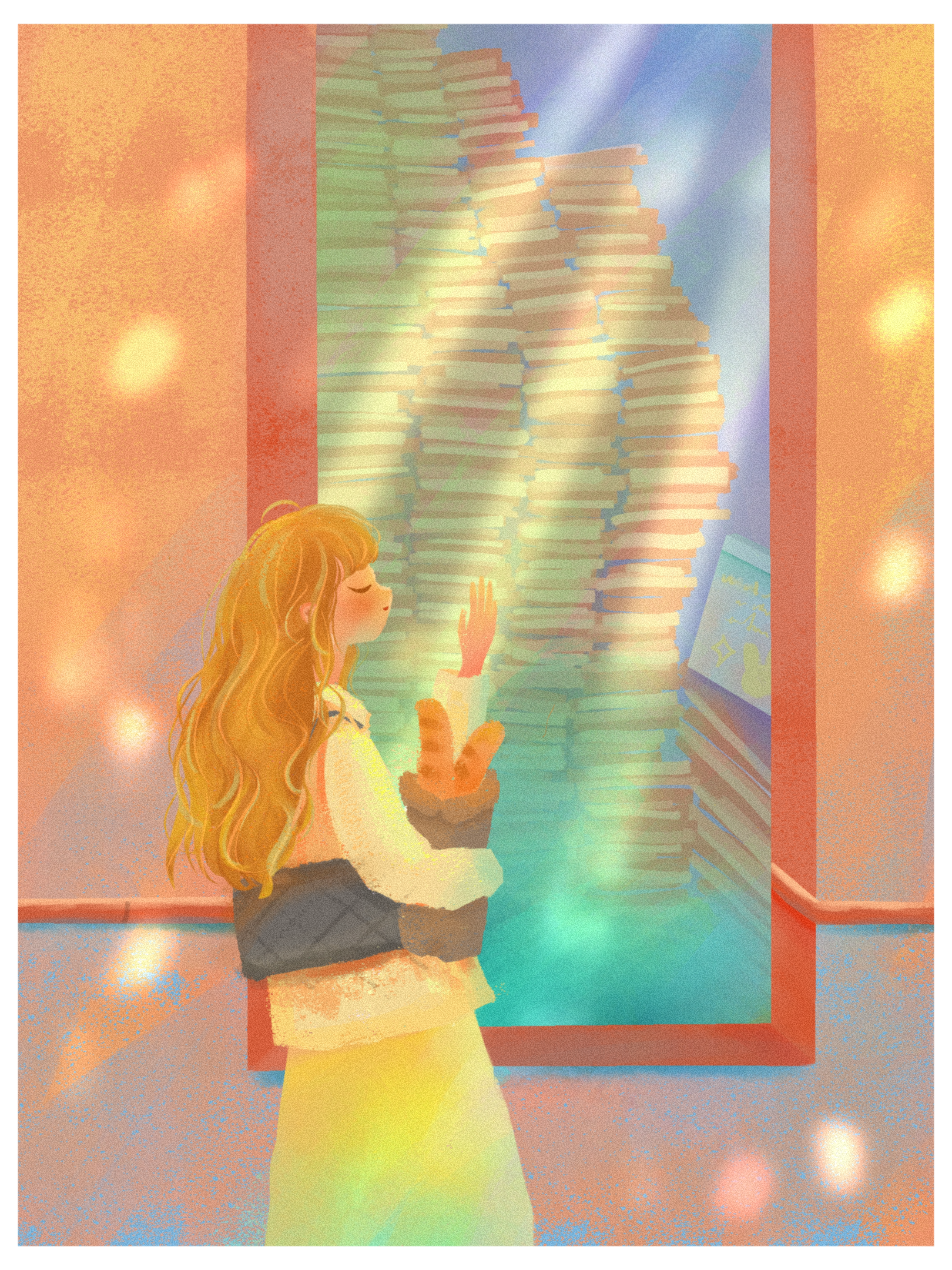 阳光下的少女|插画|商业插画|睡不醒的小夭 - 原创作品 - 站酷 (zcool