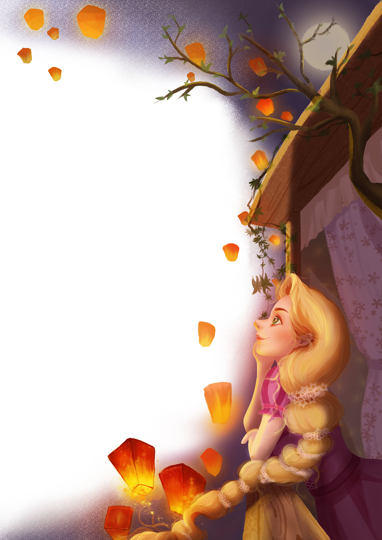 乐佩|插画|创作习作|娑弥树 - 原创作品 - 站酷 (zcool)