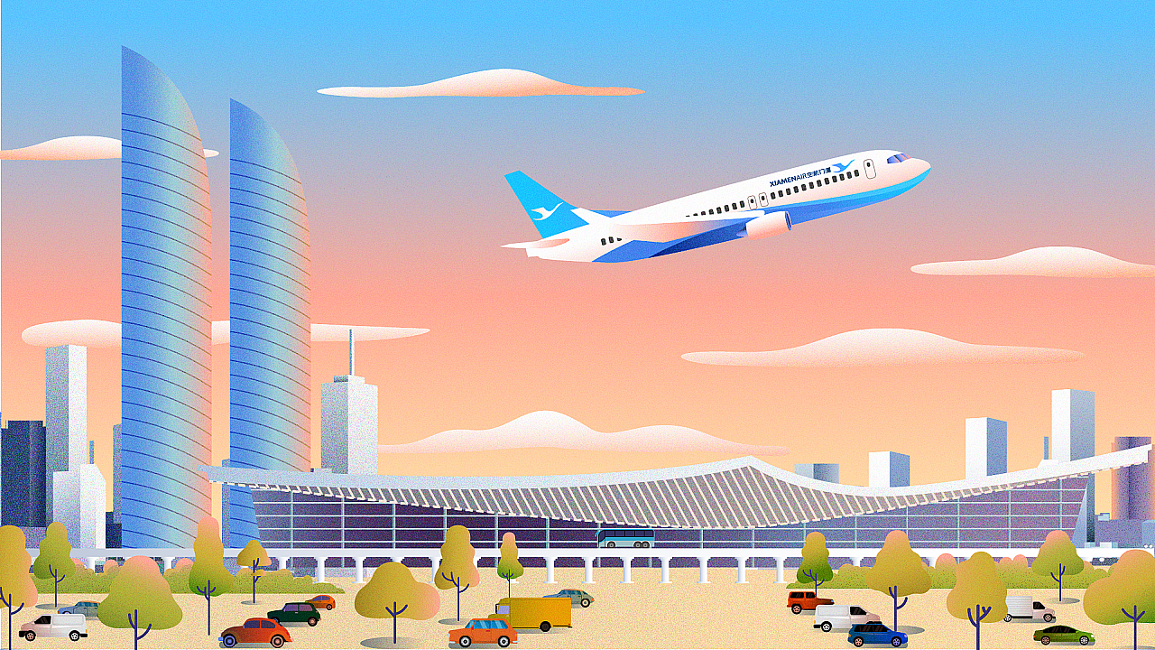 厦门航空MG动画宣传片 厦门动画团队 厦门动漫公司