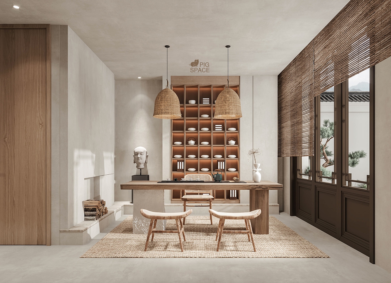 侘寂风 民宿|空间|室内设计|pigspace - 原创作品 - 站酷 (zcool)