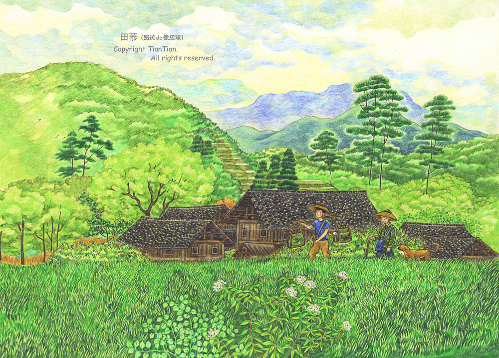 绘本《那山那人那狗》（图ZMjY1MDYyNTQ4） - 绘本 - 站酷设计师图拉de橡胶球原创素材 - 站酷ZCOOL