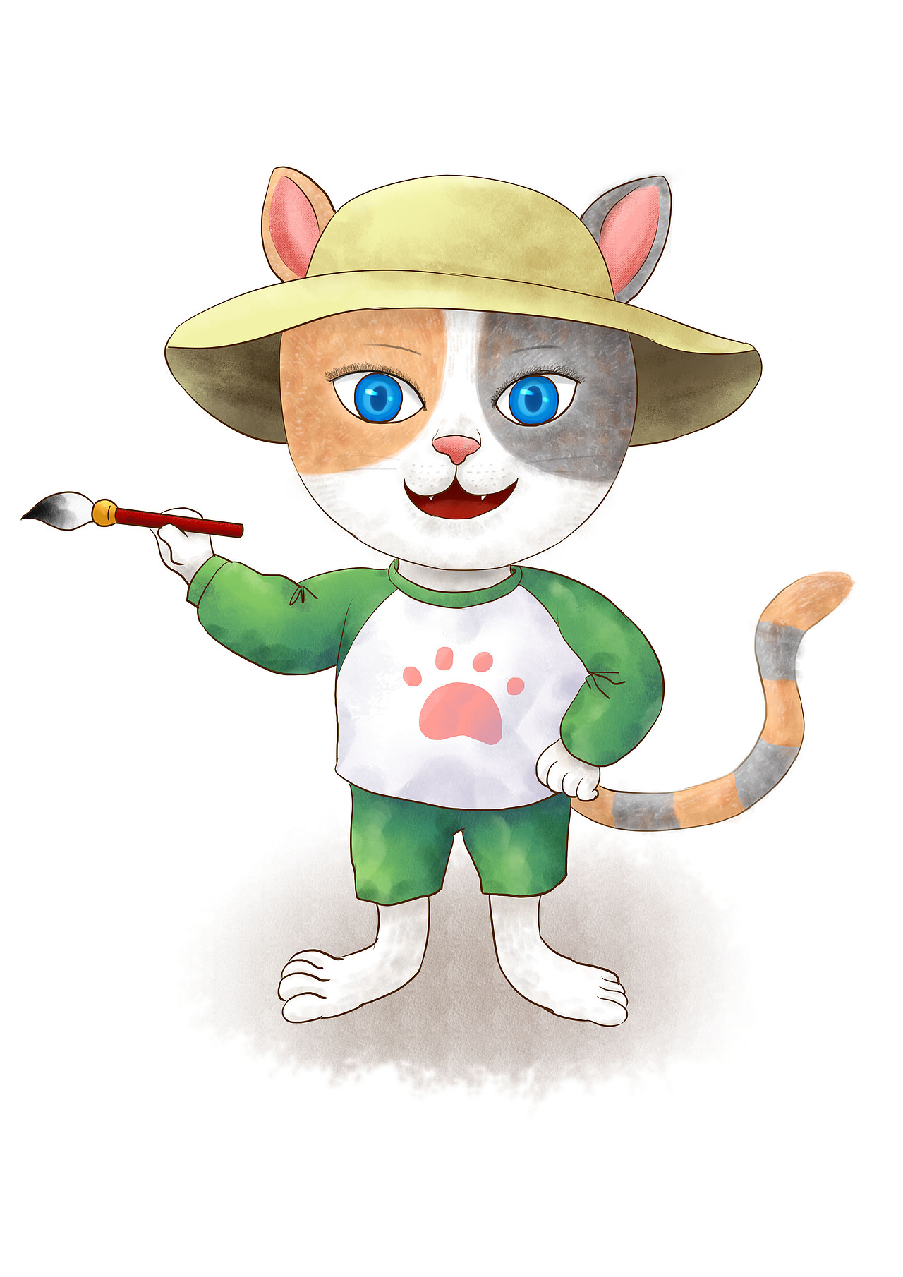 一组拟人动物人设