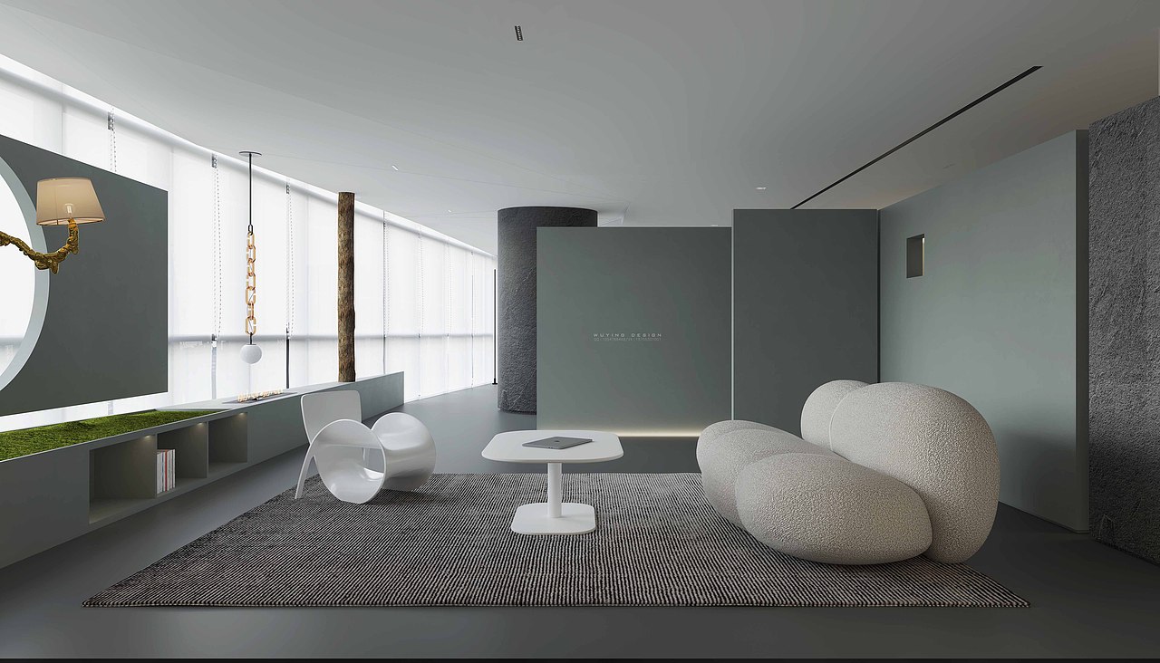 极简办公工装/WYD表现/宏约深美设计