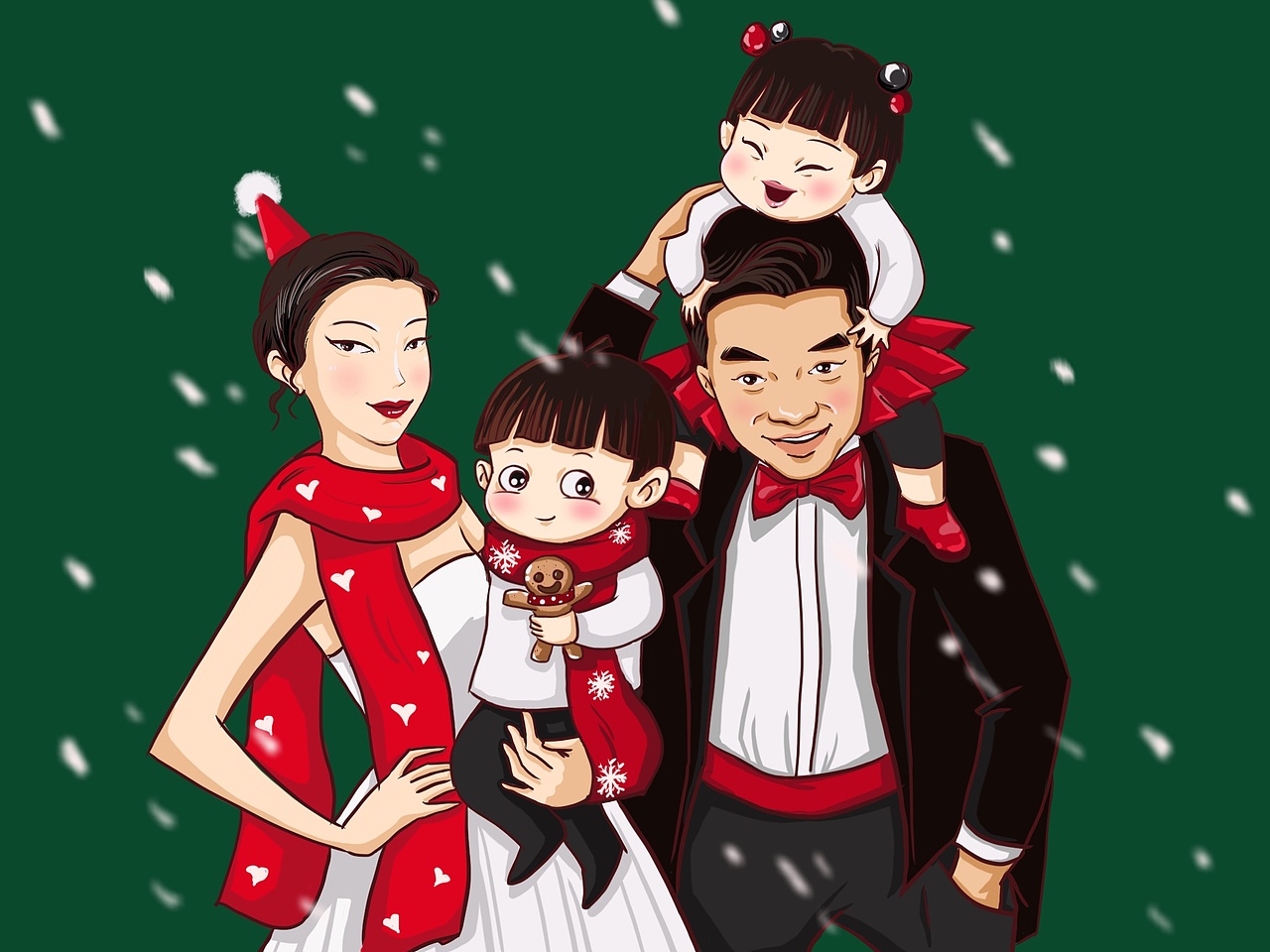 一组圣诞特辑🎄（图ZMTM5ODk1ODEy） - 单幅漫画 - 站酷设计师笑笑Ashley原创素材 - 站酷ZCOOL