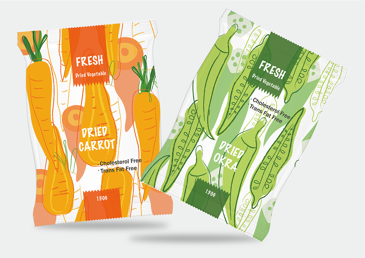 蔬菜干包装设计