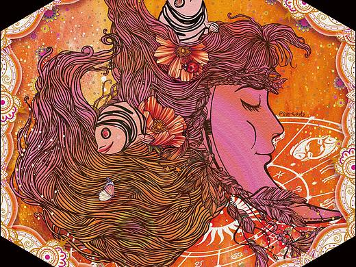 12星座爆炸盒插画设计