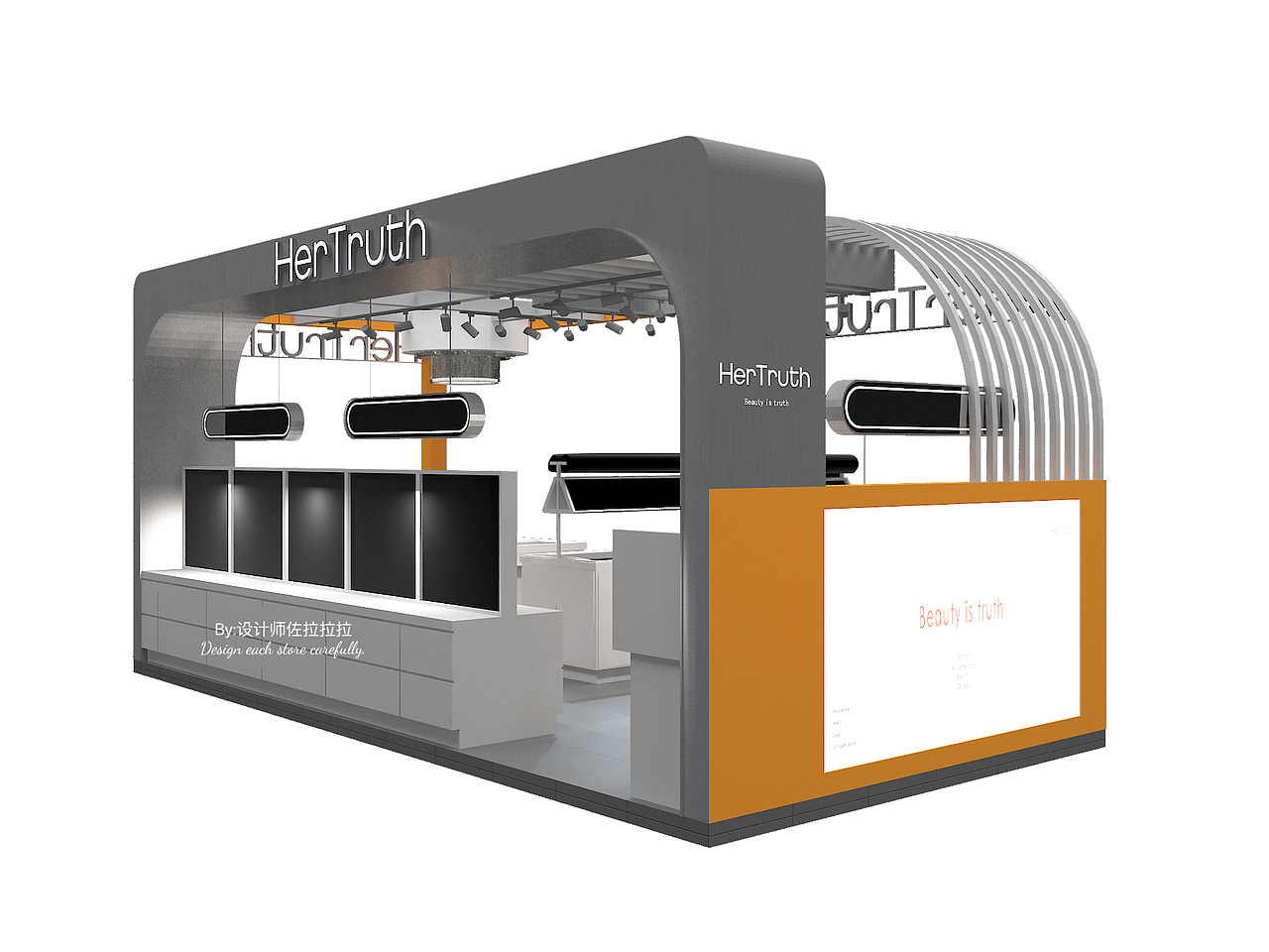 往期作品案例 | Hertruth饰品店（附实景图）（图ZMzI3OTIzOTc2） - 商业空间设计 - 站酷设计师设计师佐拉拉拉原创素材 - 站酷ZCOOL